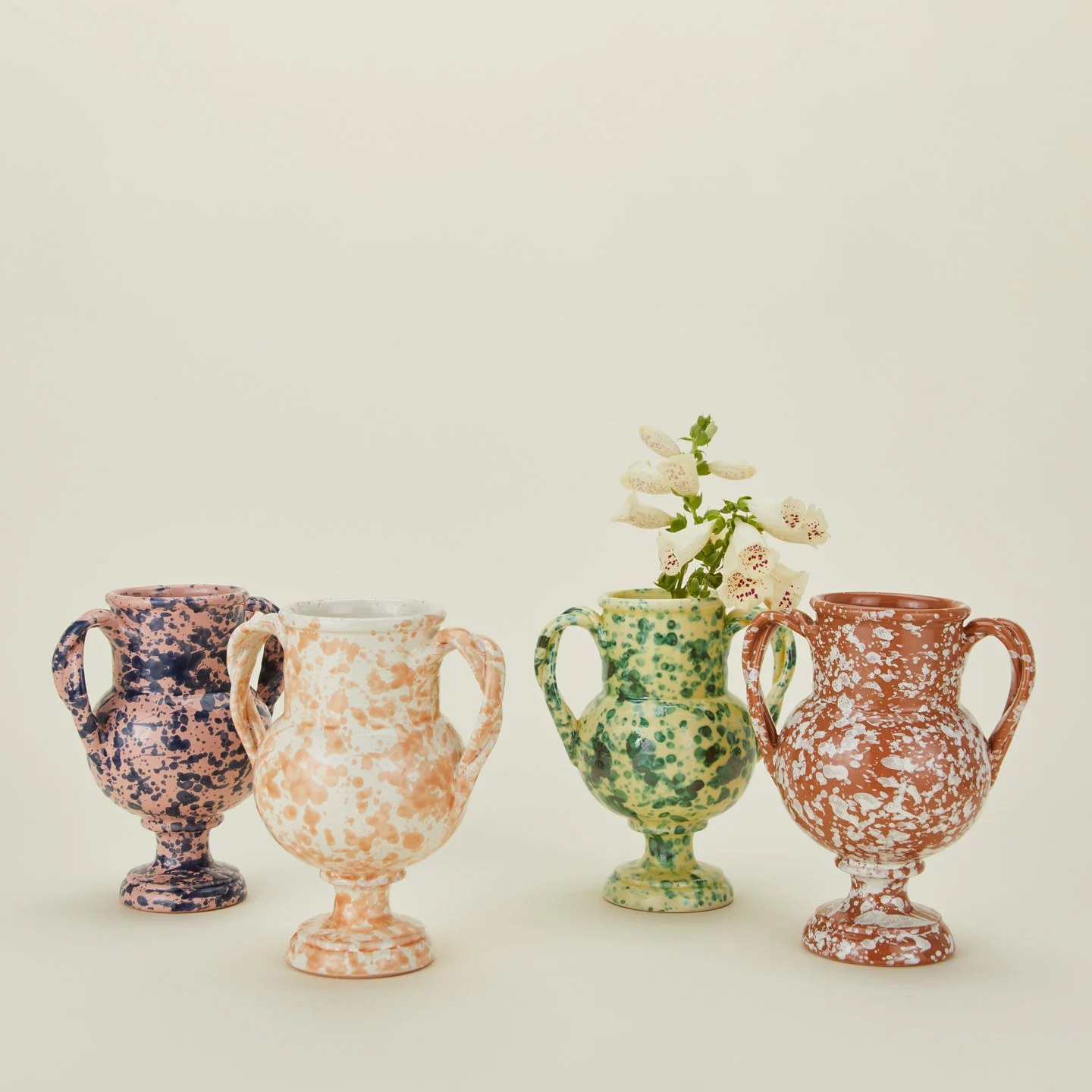 Splatter Verona Vase - Yellow/Green - Image 7