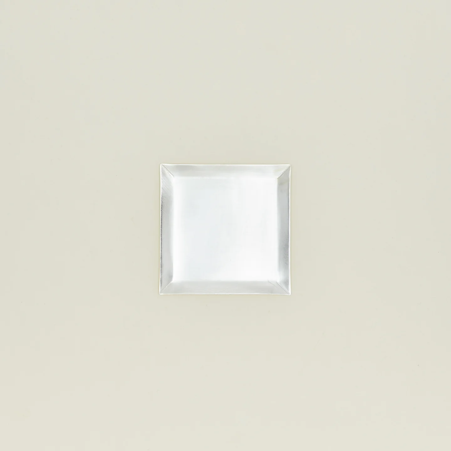 Square Silver Plate