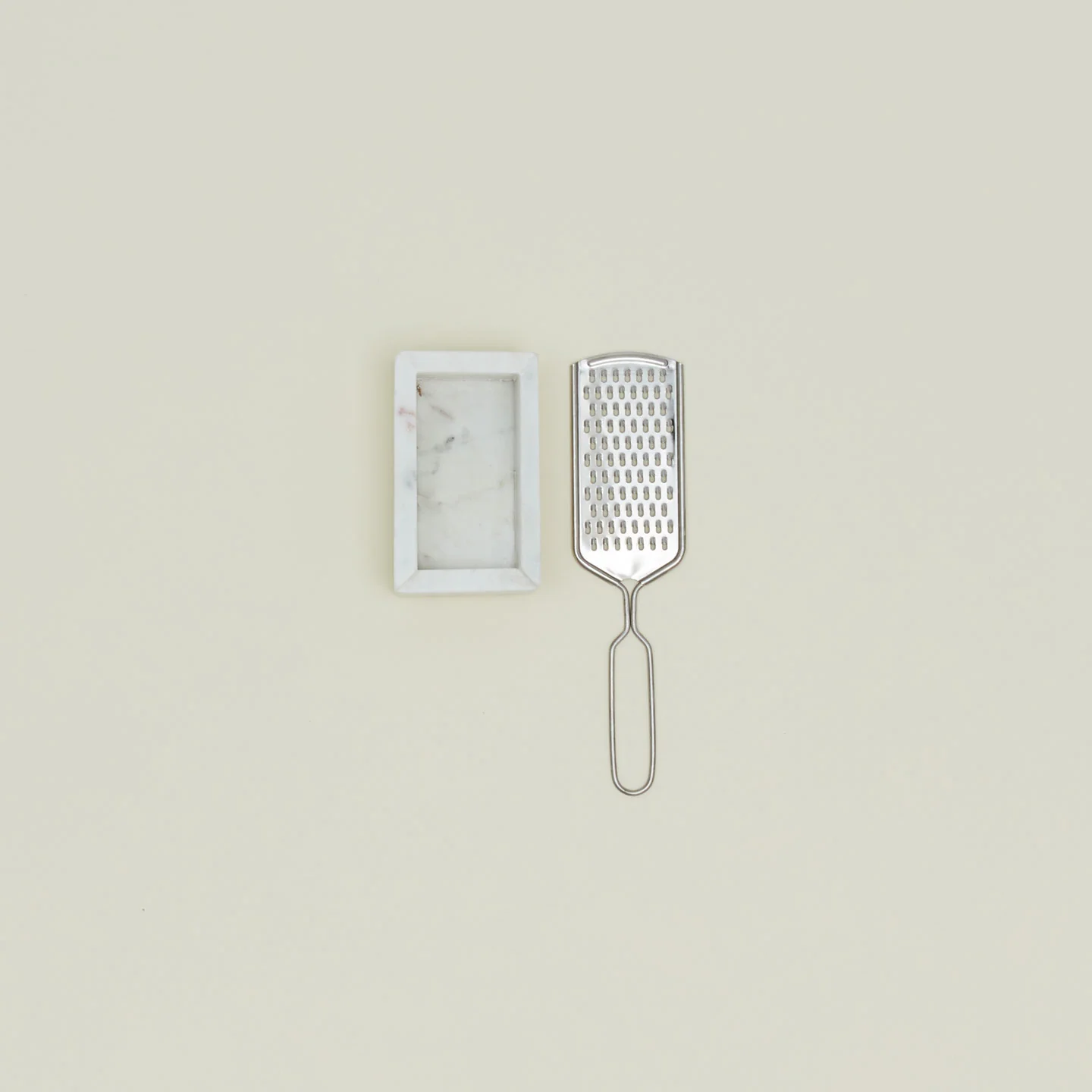 Stainless Steel Grater + Marble Box - Image 3