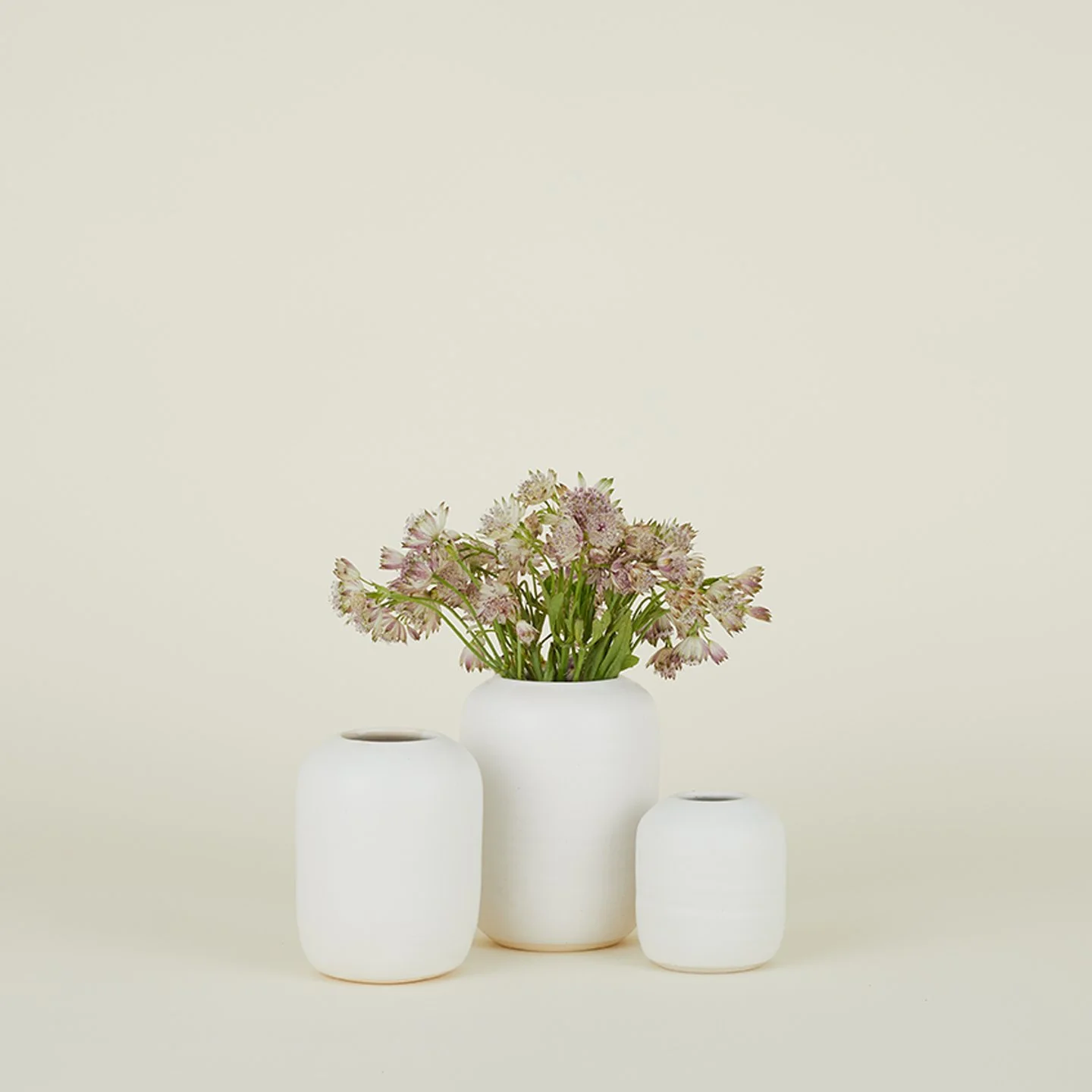 Stoneware Vase - Eggshell - Image 2