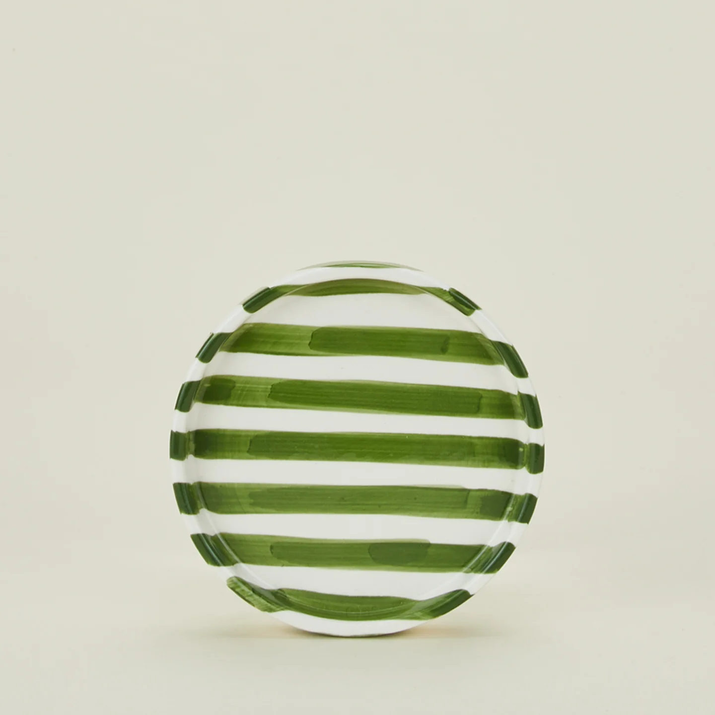 Striped Mini Plate - Olive