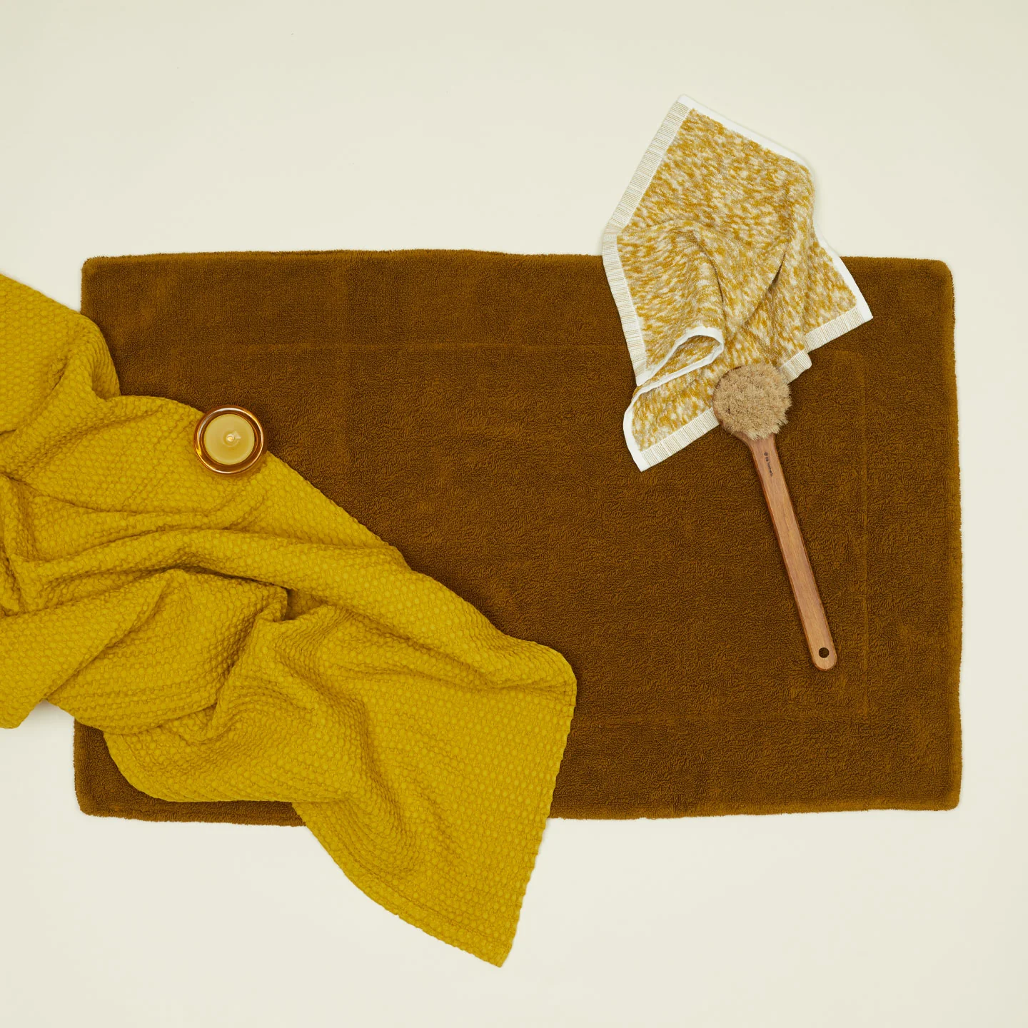 Simple Terry Bath Mat - Bronze - Image 4