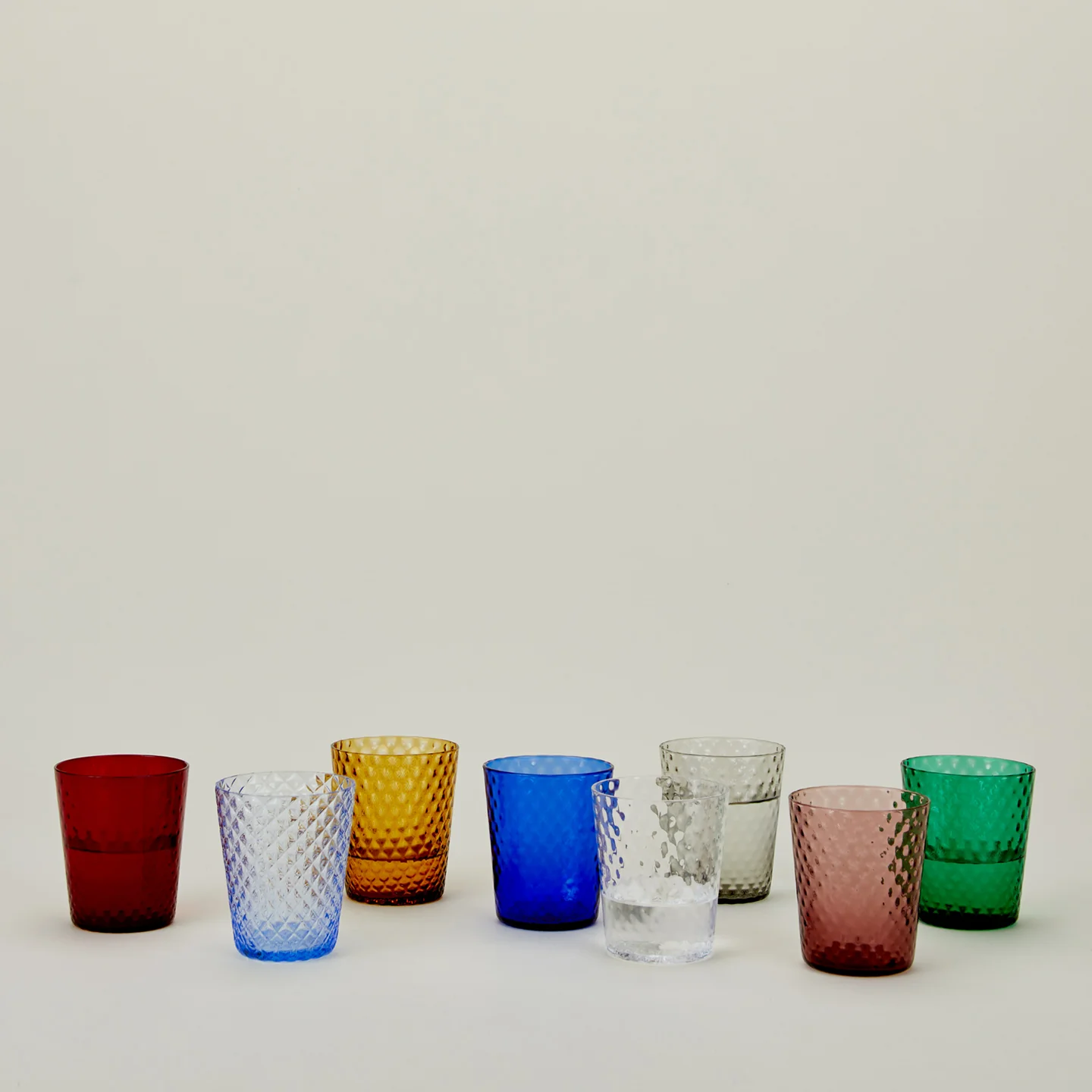 Veneziano Tumbler, Set of 6 - Clear - Image 4