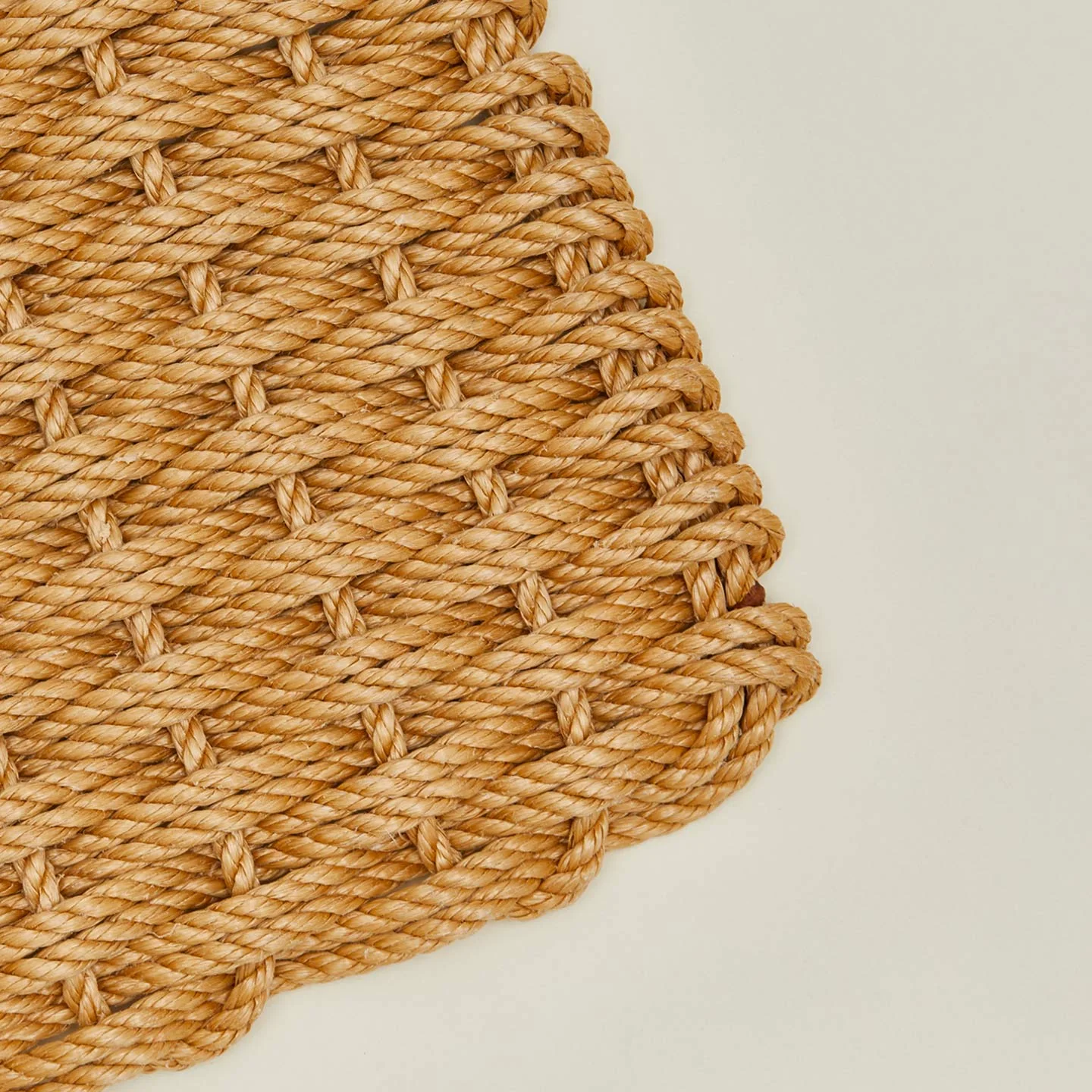 Woven Rope Doormat - Honey - Image 2